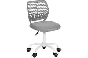 FurnitureR Bunte Schreibtischstuhl, Modernes verstellbares Design Computer Sitz, Swivel Armless Stuhl, Kinderzimmer, Home Office Task Chair