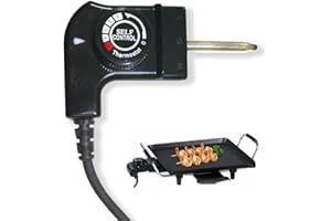 Thermostat à câble pour plaque de grill électrique. Valide compatible pour différents modèles de grandes marques de gril électrique. Thermostat de rechange pour rôtissoire. Modèle CTW-300.