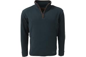 GAME TECHNICAL APPAREL Game Mens Stanton Fleece Pullover Winter Warm Half Zip Jumper