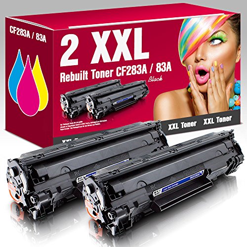 ms-point® 2x kompatible Toner für HP LaserJet Pro MFP M125NW M125RNW M126A M126NW M127FN M127FP M127FW M128FN M128FP M128FW CF283A 83A