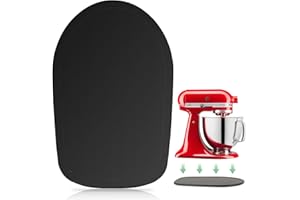 ‎SUN3DRUCKER Gleitbrett Kompatibel mit KiTchen Aid Küchenmaschine 4.5-5 Qt - Verschiebbare Unterlage Passend für Mixer 4.5-5 Qt, Rührmaschine Küchenmaschine Zubehör (Bambus Schwarz für Tilt Head 4,3-4,7L(4.5-5QT))