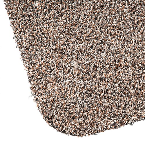 casa pura® Eingangsmatte aus 100% Baumwolle | hohe Schmutz- und Feuchtigkeitsaufnahme | beige – meliert | 40x60cm - 3
