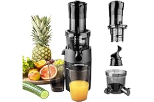 ‎GASTROBACK GASTROBACK 40146 Slow Juicer Vita Fresh der beste Slow Juicer für Cold Press Saft, Schwarz