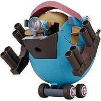 Bandai Hobby Chopper Robo Super 3 Horn Dozer - Modello Gunpla One Piece, Kit Di Costruzione Multicolore BAN209438, 4 Runner E 2 Figure Di Chopper - 3