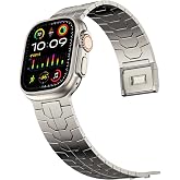 Minesk Apple Watch ile Uyumlu Titanyum Serisi Manyetik Tokalı Hafif ve Rahat &Ccedil;elik Kordon Kayış (42-44-45-46-49 mm) Boyutları