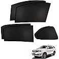 Auto Addict Fix Car Window Sunshades (Side Windows,Non Magnetic) for Fortuner Old (2008-2015)