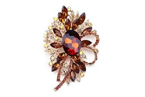 COLLBATH Blommig Strass Brosch Märke Brosch Cameo Brosch Glas Brosch Kristall Brosch Nål Blomma Brosch Rolig Brosch Vacker Brosch Kvinnor Bröstnål Vintage Brud Fest