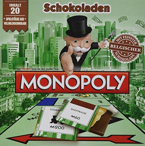 Preisvergleich Produktbild Chocolate Games Monopoly Schokoladenspiel, 3er Pack (3 x 90 g)