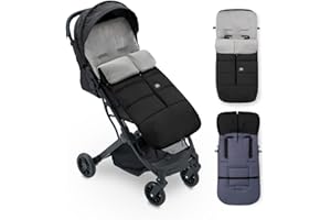 Interbaby 10024-08 - Saco de abrigo universal, Negro