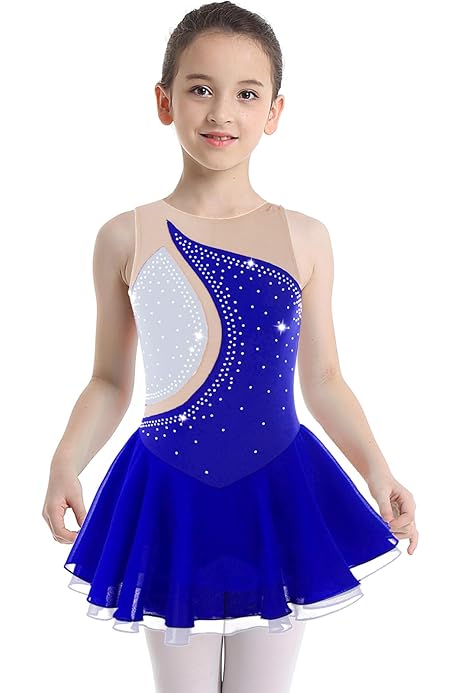 Body Intero Con Paillettes Per Bambina - Tuta Danza, Pattinaggio, Ginnastica, Maniche Lunghe - Foto 2