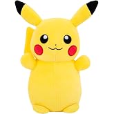 Hugme Squishmallows Pikachu 25 cm, ultra yumuşak ve kabarık, resmi Hugmees pel&uuml;ş, &ccedil;ocuklar ve koleksiyoncular i&ccedil;in sevimli oy