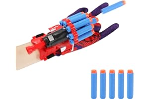 DOSHKA Lot de 1 Gants Lanceur, Lanceur Spiderman, Lance Toile Spiderman Enfant, Lancement, Jouet Bleu-1 Set