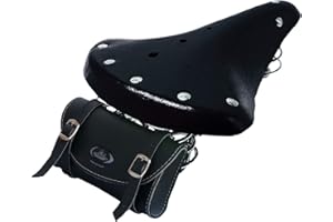 CUCUBA Montegrappa Selle vintage avec 3 ressorts + sac de transport