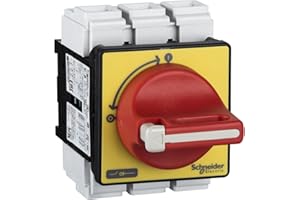 Schneider Electric, TeSys Vario - emergency stop switch disconnector - 63 A - on door, VCF3, White