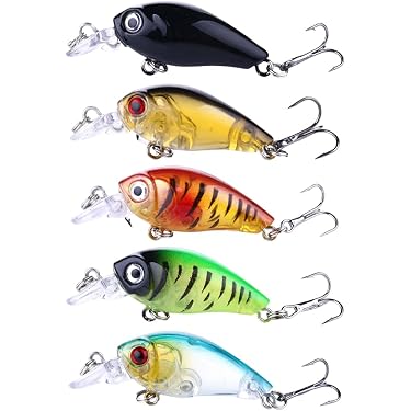 VEYCVLA Fishing - Pesce di gomma per pesce persico 12 cm, 4 esche di
