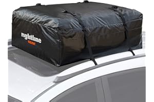 Portaequipaje de automóvil Ace Jr, 9 pies cúbicos, de Rightline Gear 100 A50 Resistente al Agua, se Ajusta con o sin Barra de Techo