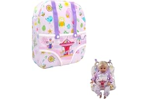 EUYKQNOI accesorios bebe juguete，Portabebés para Muñecas,Accesorios para Muñecos Bebé de 12 a 18 Pulgadas,Portador de Muñecas de Transporte para Niños,Juguetes para Juegos de rol para Niños