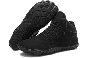 Orgonite Obuwie trekkingowe, buty do chodzenia boso, męskie, damskie, zimowe, szerokie palce, buty turystyczne, antypoślizgowe, wodoodporne, do biegania na świeżym powietrzu, trampki dla kobiet i