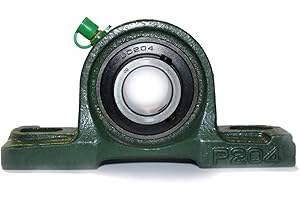 CQ UCP204 Roulement Tréteau Palier onde 20 mm Boîtier Roulement palier à 2 trous Diamètre onde 2 cm