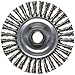 Produktbild Weiler Vortec Pro Narrow Face Wire Wheel Brush, Threaded Hole, Carbon Steel, Stringer Knotted, 4" Diameter, 0.020" Wire Diameter, 5/8-11" Arbor, 20000 rpm by Weiler Corporation