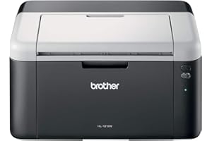 Brother HL-1212W Mono Laser Printer | PC Connected & Wireless | Print | A4 | UK Plug
