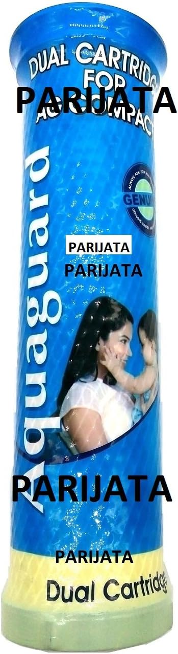 PARIJATA Aquaguard Carbon Block Dual Cartridge for AG Compact RO Water Purifier(10inch, Blue)