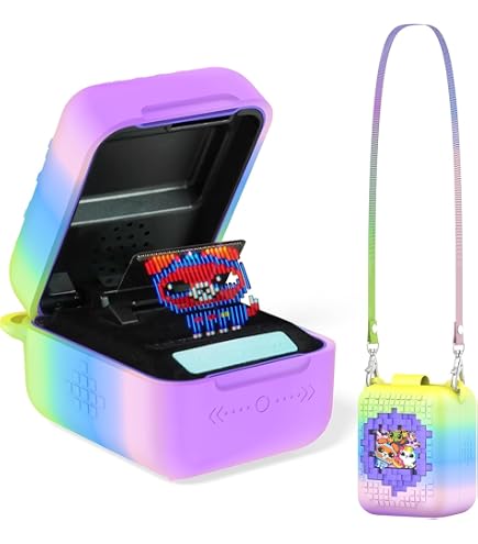 Caseroxx Schutztasche Für Bitzee Digital Haustier – Mit Reißverschluss & Netztasche, Prinzessin-Blau, Aus Robustem EVA