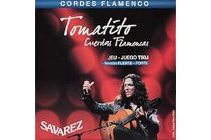 Savarez Cuerdas para Guitarra Clásica Flamenco juego T50J Tensión alta, azul