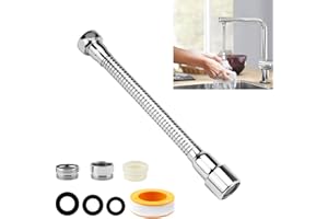 XZMCAT Extensor Grifo Cocina, Inoxidable, 30CM, 1 Pieza