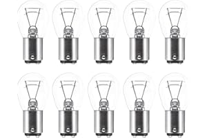 MOTIONPERFORMANCE ESSENTIALS 10 x Netagon 380 12V P21/5W Car & Van Stop Brake Tail Fog Reverse Light Bayonet Bulbs BAY15D
