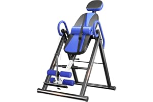 Dripex Gravity Heavy Duty Inversion Table with Headrest & Adjustable Protective Belt Back Stretcher Machine for Pain Relief Therapy