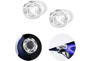 DLseego Thumbsticks Cap pour PS Portal Remote Player,Clear Joystick PlayStation Portal Accessoires,Thumbstick Ensemble 2 Capuchons de Poignée de Pouce pour PlayStation Portal,Clear