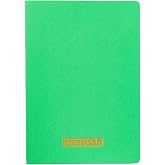 Meteksan Notes 17x24 cm Karton Kapaklı İplik Dikişli Defter, 32 Yaprak, D&uuml;z, Yaprak Yeşili