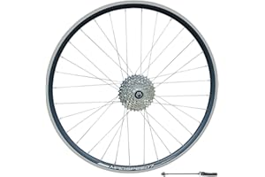 Madspeed7 QR 27.5" 650b (ETRTO 584x19) MTB Mountain Bike REAR Wheel + 9 speed Freewheel (11-32t) - Rim Brake & Disc Brake Compatible - Sealed Bearing Hub (Very Smooth hub) - Double Wall Rim
