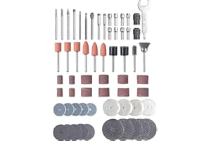 kwb by Einhell 61-częściowy zestaw do grawerowania jako akcesoria do szlifowania i grawerowania (61-częściowy zestaw akcesoriów, pasuje do narzędzi do szlifowania i grawerowania Einhell TC-MG 135 E)