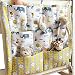 Vine Nursery Baby Cot Tidy Organiser for Cot Bed Baby bed Pouch Storage Bag Multifunction hanging Diapers Organiser 55*60CM (Animals Pattern)