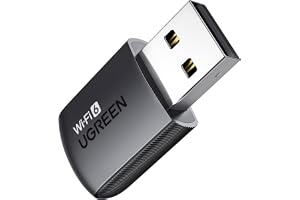 UGREEN AX900 WiFi Adapter, USB WiFi 6 Dongle Wireless Dual Band 5GHz/2.4GHz Network Adapter for Desktop Laptop, for Office/Home/Work/Gaming, Bulit-in Driver Only for Windows 10/11