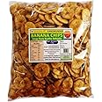 LUSKA Kanyakumari Banana Chips 1Kg, Authentic Nendran Plantain Chips (1000 grams, 1 Kg) | Zero Cholesterol