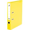 Classeur à Levier A4 Kangaro - Dos 5 Cm Jaune - Polypropylène Solide - Range Documents Et Feuilles
