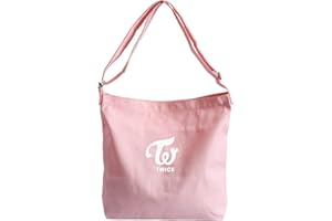 ZHENGGE Kpop TWICE - Bolso de hombro de lona estilo Hobo Crossbody, Pink