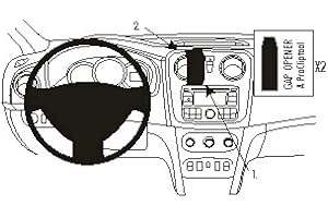 Brodit ProClip 854897 Support de Fixation, Centre de montage, Noir