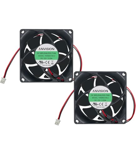 ADDA 80mm Metal Axial Fan - 230VAC, 2300 RPM, 24 CFM For Cooling