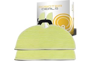 ‎ROBOTER DEALS Roboter Deals - Mikrofaserpads, Ersatz-Wischtücher (2 Stück) für Shark AI Ultra Staubsaugroboter