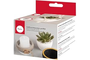 Rayher Silikon Gießform Dekoschale geriffelt, 9 cm ø, Höhe 6 cm, Ausgießen mit Kreativ- Beton, Raysin-Gießpulver, Resin Gießharz, Wachs, 36185000