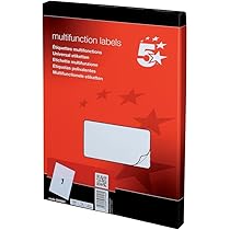 Markin Cf1000 Etichette 105x59 Mm - 1000 Pezzi - Per Stampante Ink-Jet, Laser E Fotocopiatrice