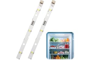 CKDSA 2 Stück LED-Lichtleiste für Rongsheng Hisense Kühlschrank E349766 MDDZ-162A 1629348 DC12V 2W Ersatz-Kühlschranklampe Beleuchtung für Kühlschrank KIFF5017 KIFF5020 KIFF7017 KIFF7020 KIFF7020