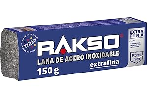 RAKSO Kayser gmbh - Estropajo de acero extrafino (150 g, para entornos húmedos y exteriores)