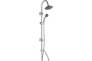 AQUAE Waterful tec330544 Maira Three Functions Shower Column, Grey