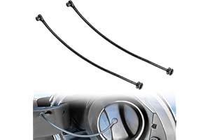 AOUZOVLI 2Pcs Tankdeckel Halteband Tankdeckel Kabel Halteband Auto Tankdeckel Gummiband Auto Kraftstofftankdecke Linie Verhindert Verlust Kompatibel mit E81 E87 E88 E89 E71 E46 E90 16117193372（Schwarz）