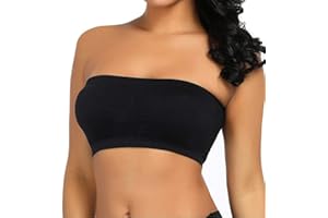 BOOLAVARD TM Boolavard Soutien-gorge bandeau Sans couture Extensible Sans bretelles